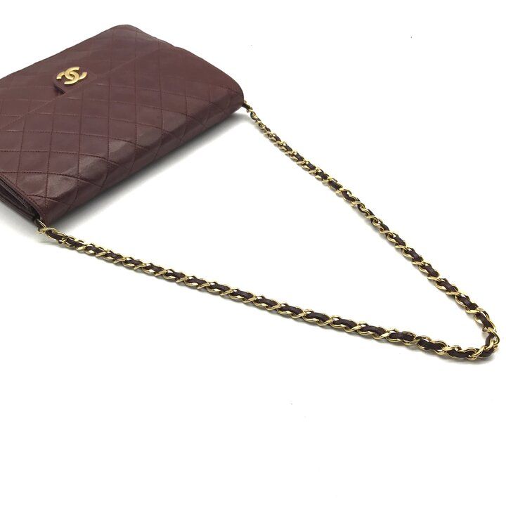 良品 CHANEL シャネル ココマーク ミニ マトラッセ プッシュロック