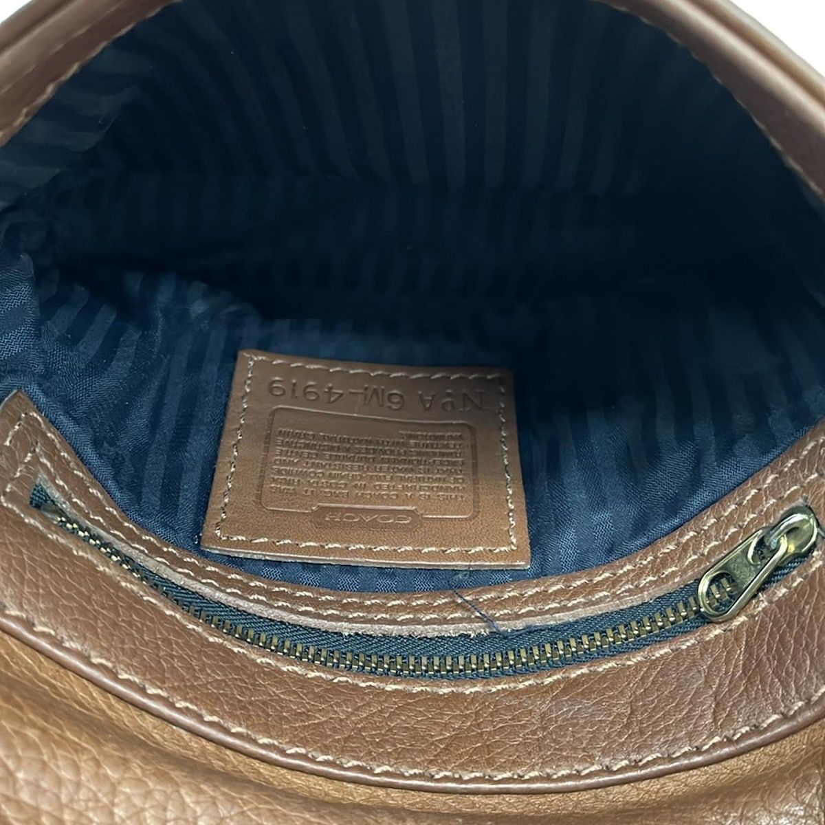 レディース COACH(コーチ) ショルダーバッグ - 4919 ブラウン レザー