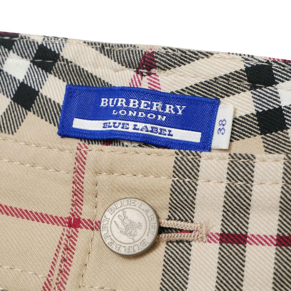 レディース BURBERRY BLUE LABEL バーバリーブルーレーベル パンツ