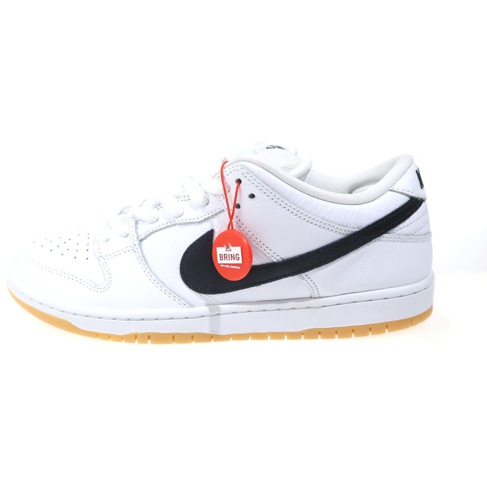 NIKE SB (ナイキエスビー) DUNK LOW ORANGE LABEL WHITE BLACK ダンク 
