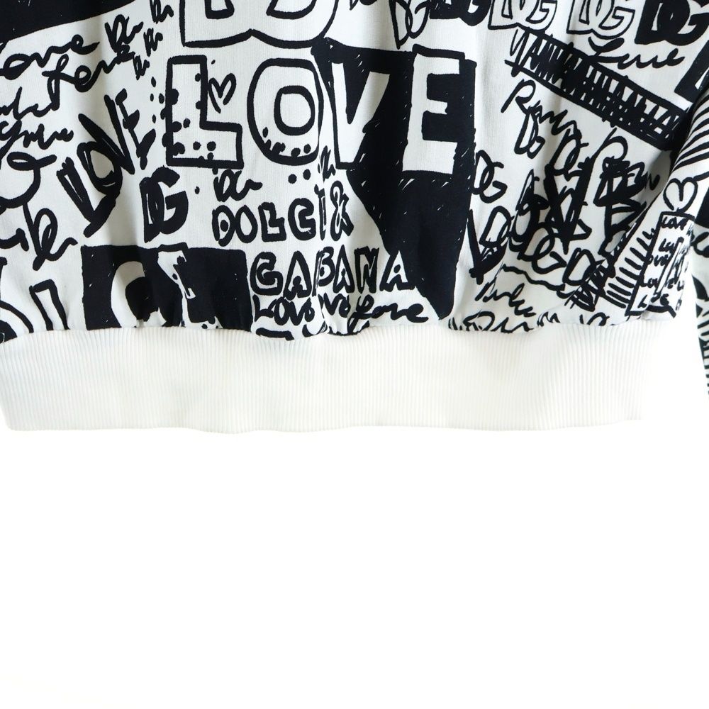 DOLCE & GABBANA (ドルチェアンドガッバーナ) FLOCKED GRAFFITIPRINT