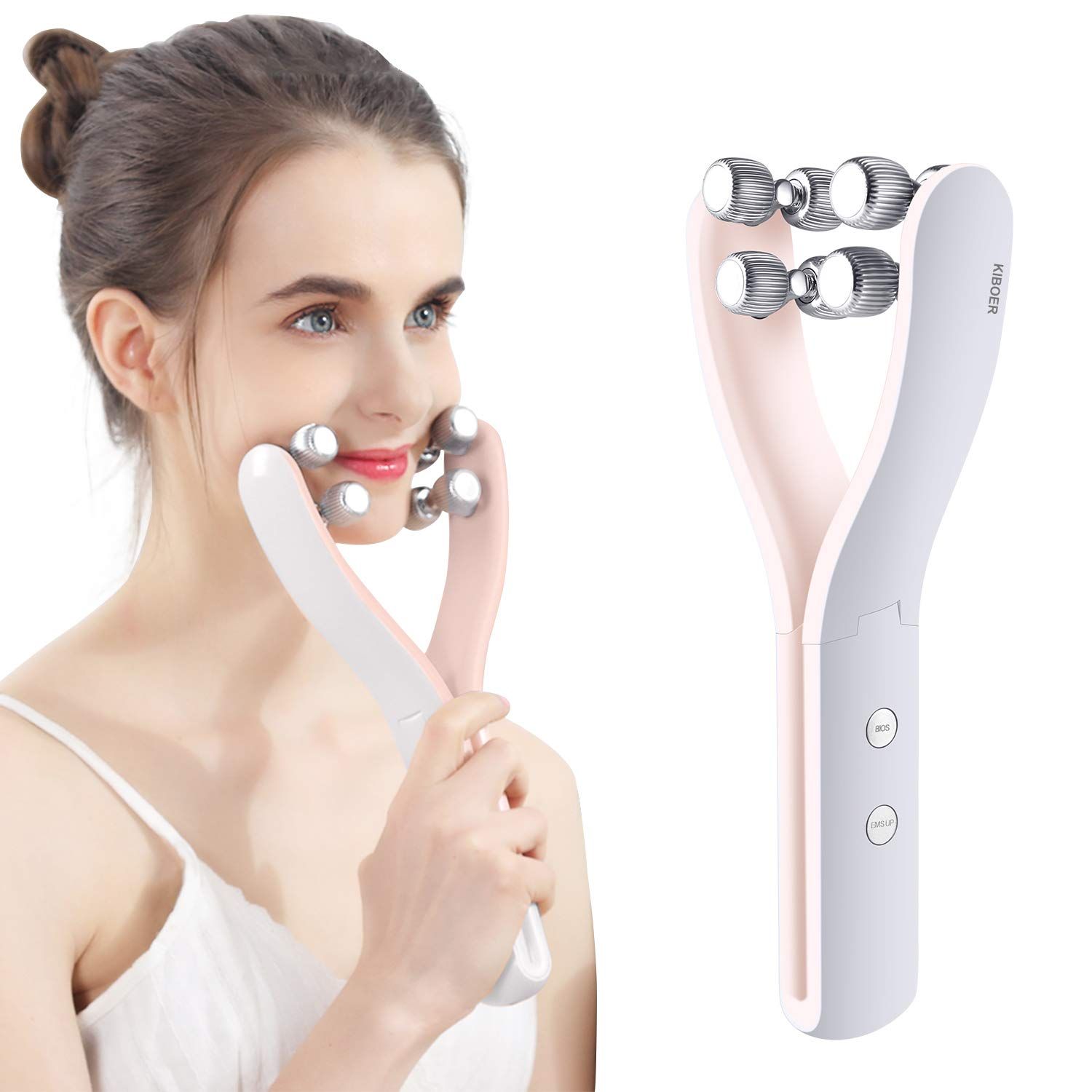 EMS美顔器 美顔ローラー 小顔 リフトケア フェイス＆ボディー用 RF EMS美顔器 美顔ローラー 小顔 リフトケア マイクロカレント公式認定