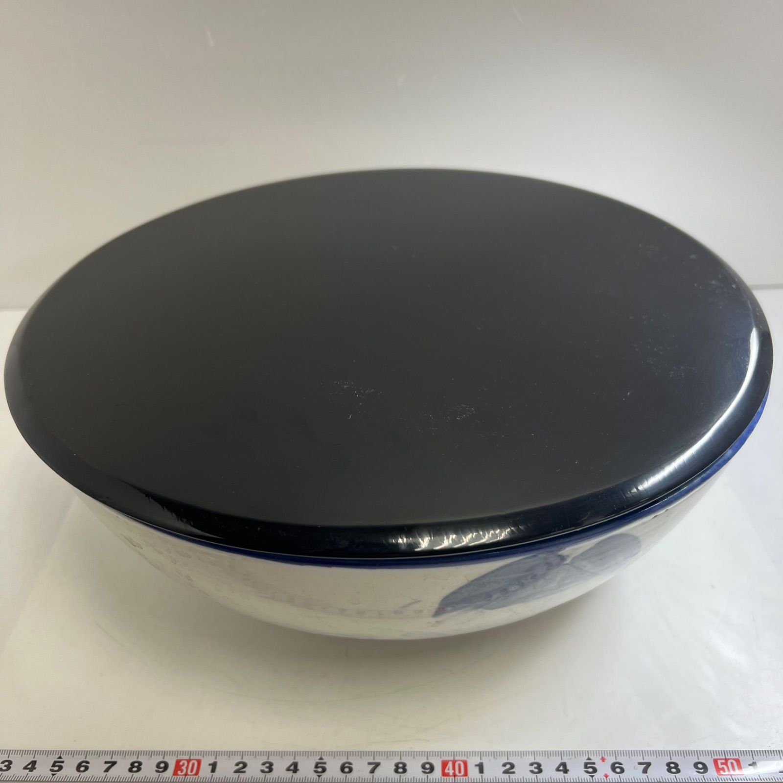 古伊万里 染付水指 幅約32㎝ 東Y8-0312③ - メルカリ