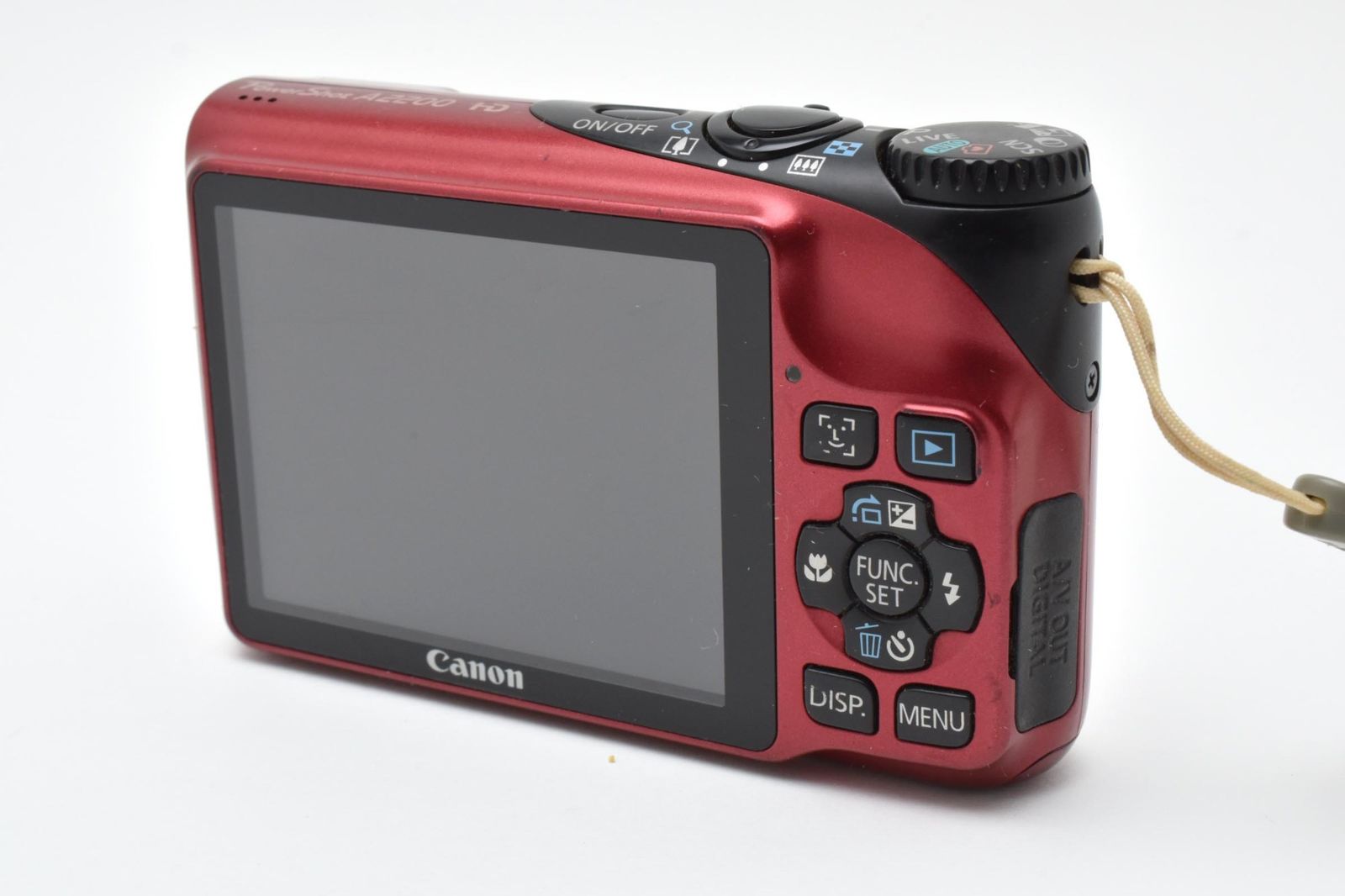 実用光学美品 箱あり】Canon キャノン PowerShot A2200 赤 レッド