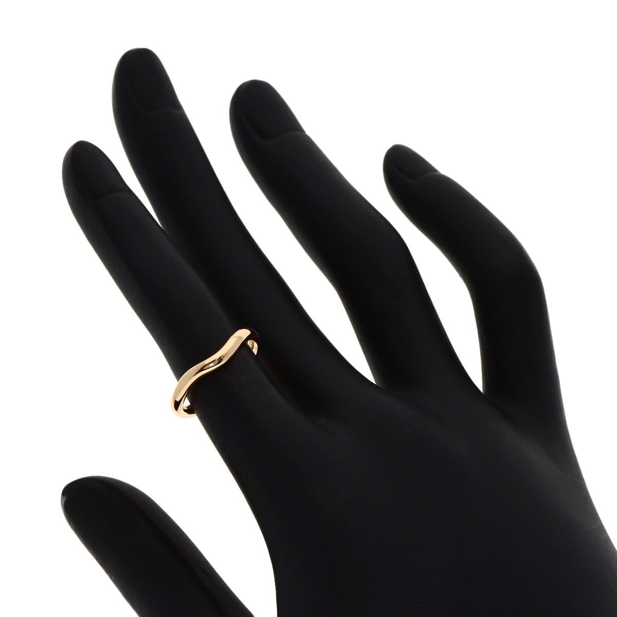 TIFFANY&Co. ティファニー カーブドバンド リング・指輪 K18PG