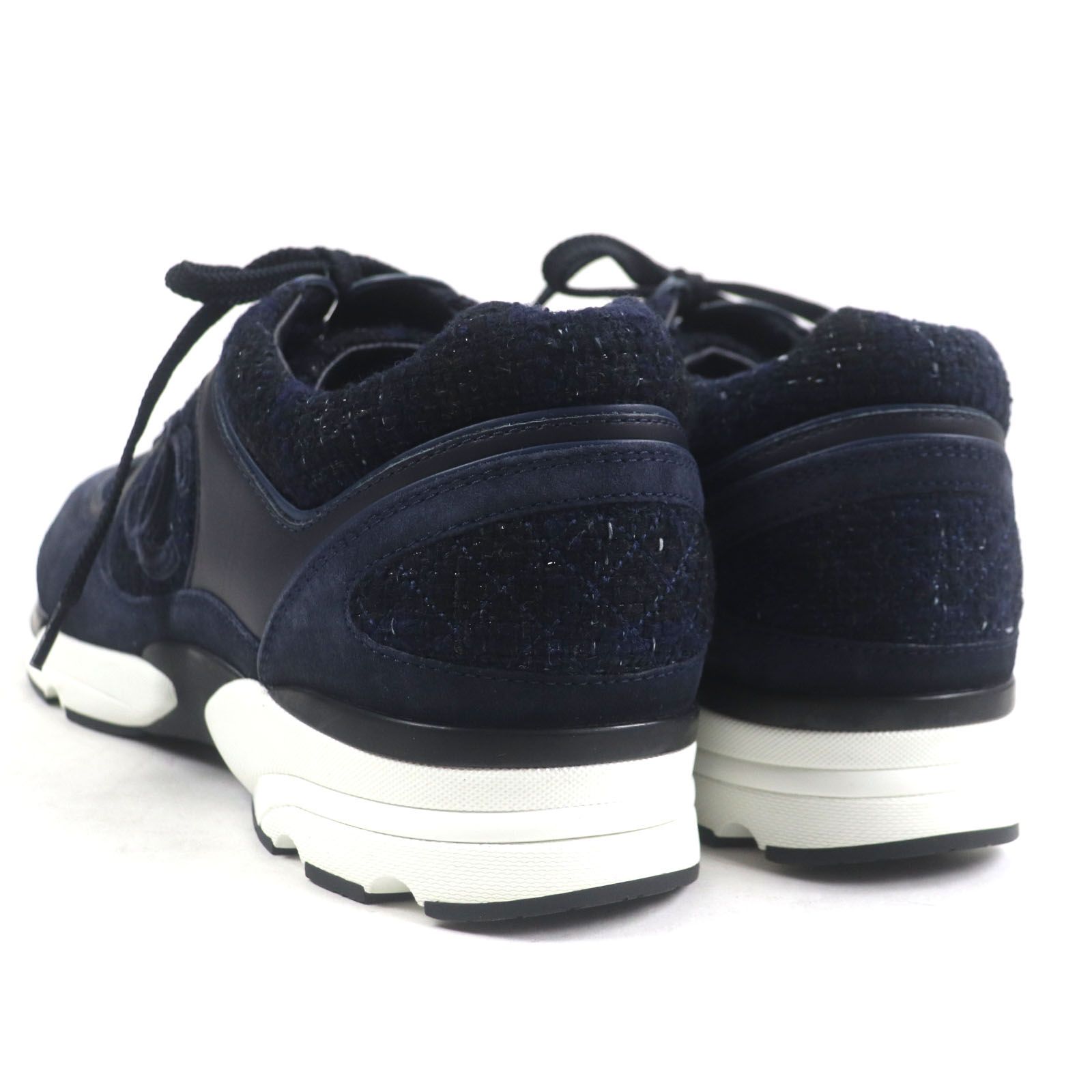 未使用品▽CHANEL シャネル G39068 キャンバス レザー スウェード ココ 