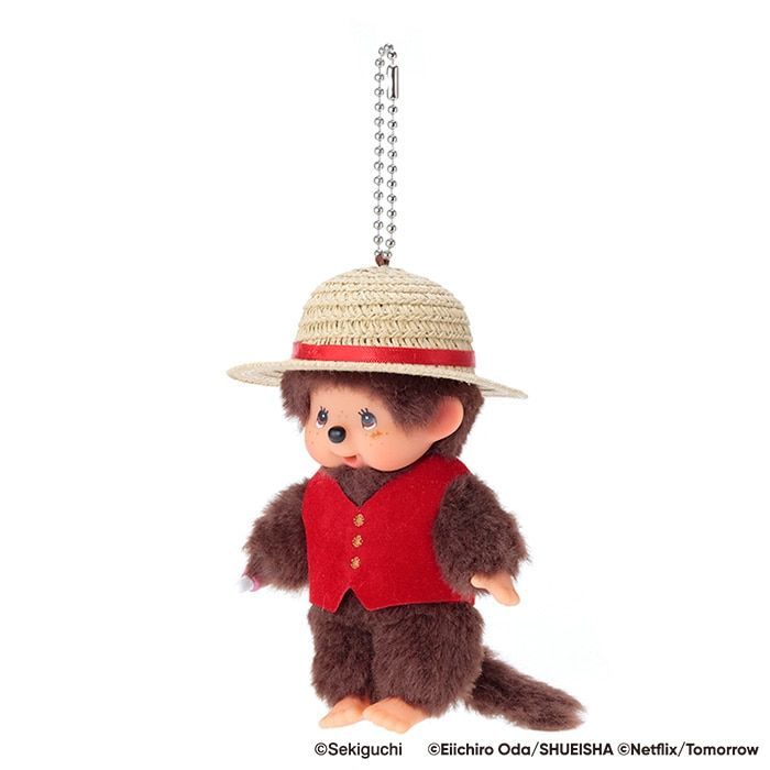 【新品】モンチッチ×NETFLIX ワンピース ルフィ ぬいぐるみ キーチェーン モンチッチ・ルフィ・キーチェーン】モンチッチ×NETFLIX ONE PIECE