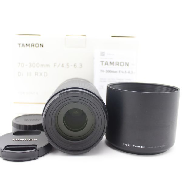 □美品□ TAMRON 70-300mm F/4.5-6.3 Di III RXD (A047) ソニーE 
