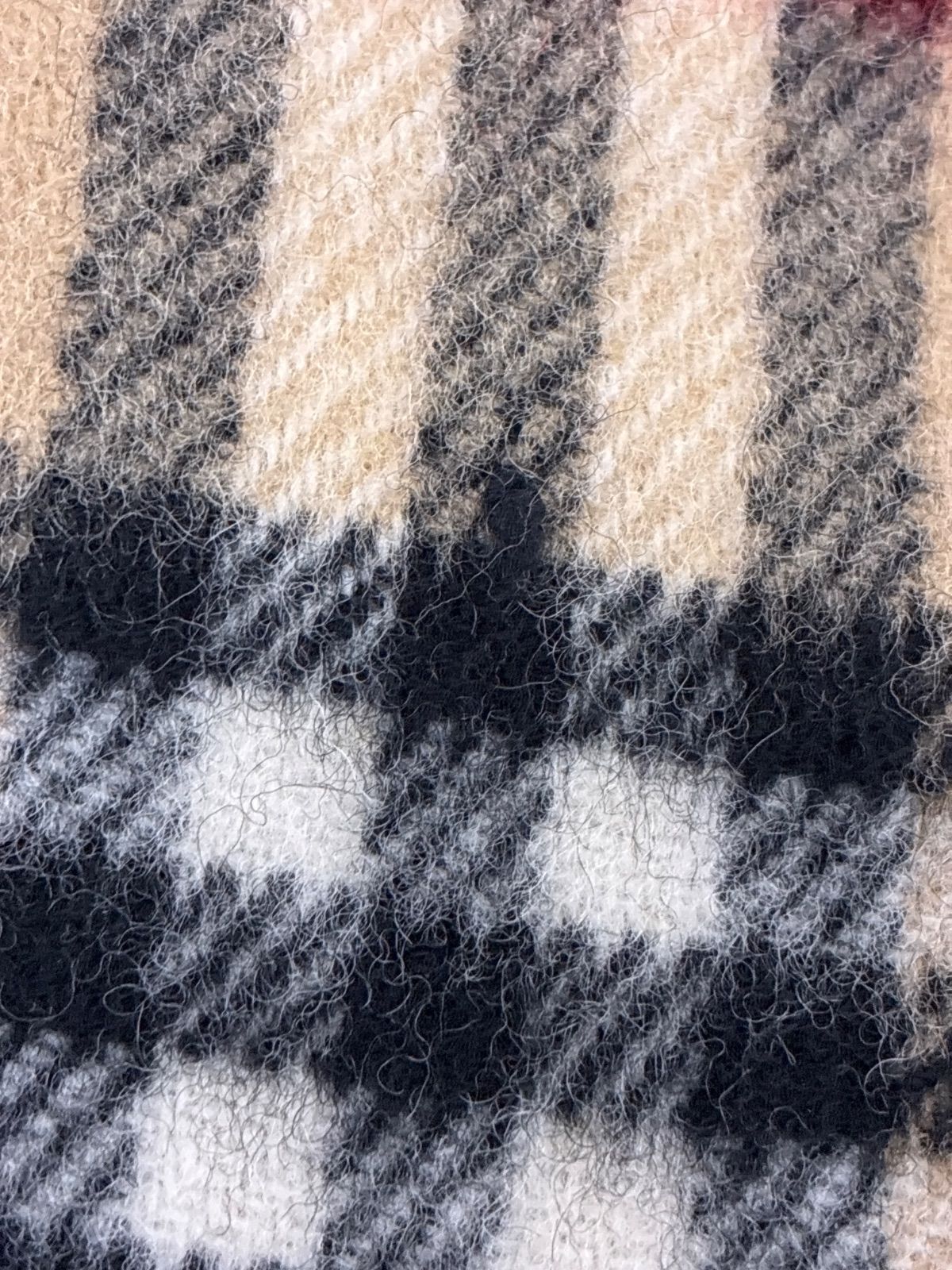 BURBERRY バーバリー ベージュ ノバチェック ウール ストール