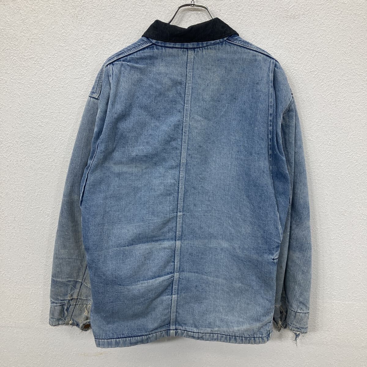 90s～ Carhartt デニム ミシガンチョアコート XL～ ブルー カーハート 
