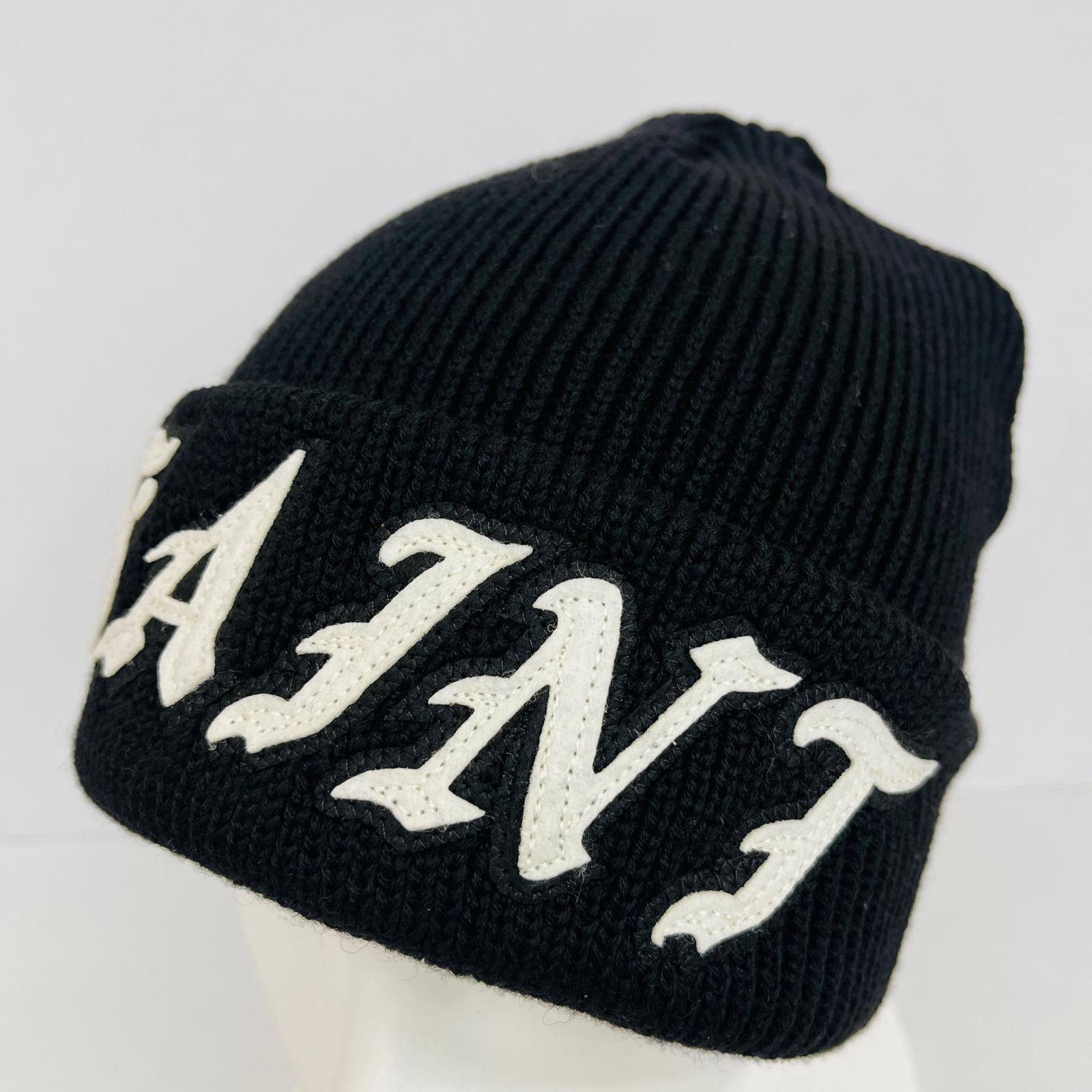 【加古川店】 中古 SAINT MICHAEL | セントマイケルセイントマイケル ニットキャップ SAINT KNIT CAP SM-MK3-0000-085 ブラック 【118】 加古川店】 中古 SAINT MICHAEL | セントマイケルセイントマイケル