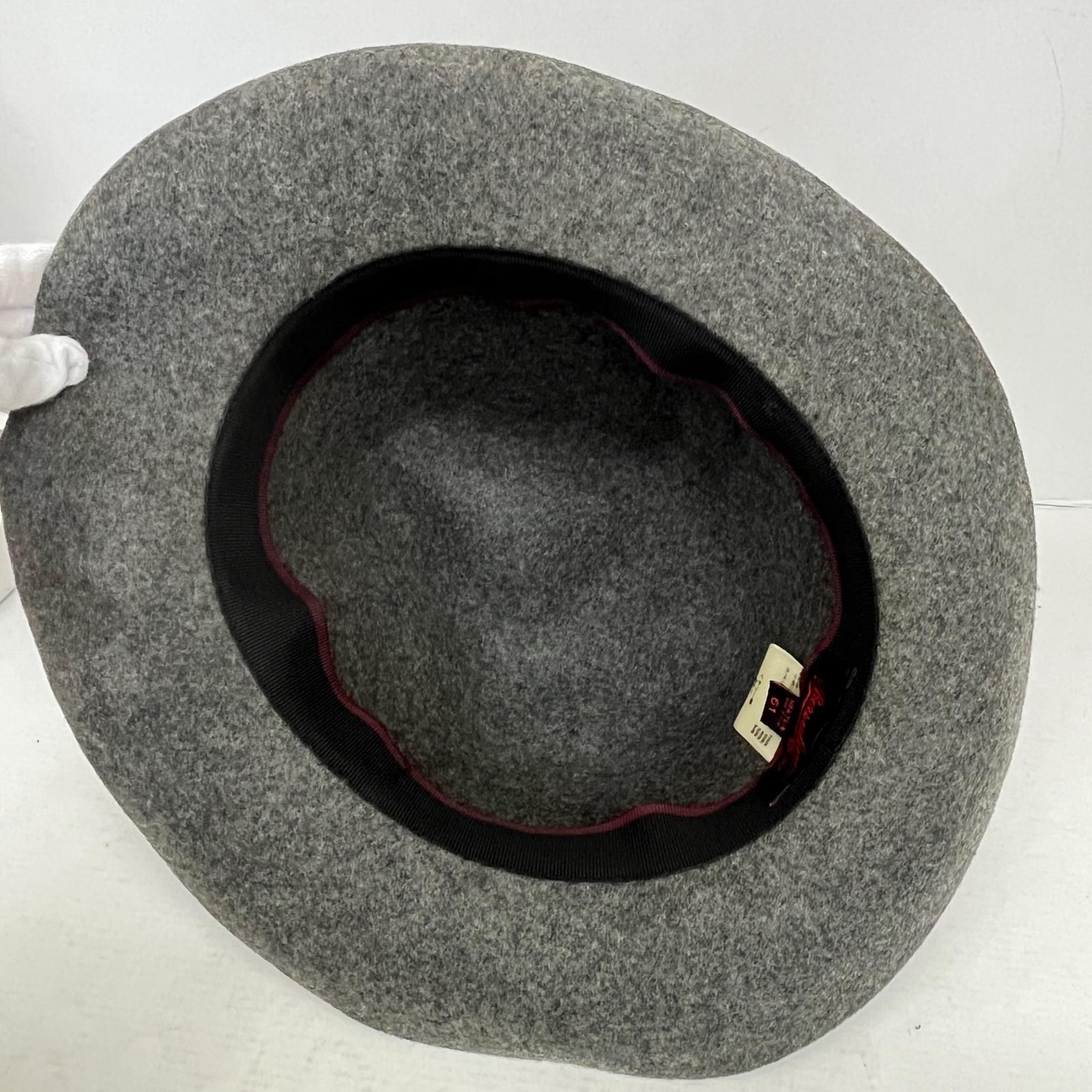 加古川店】 中古 Borsalino | ボルサリーノ ハット ﾌｪﾙﾄﾊｯﾄ グレー