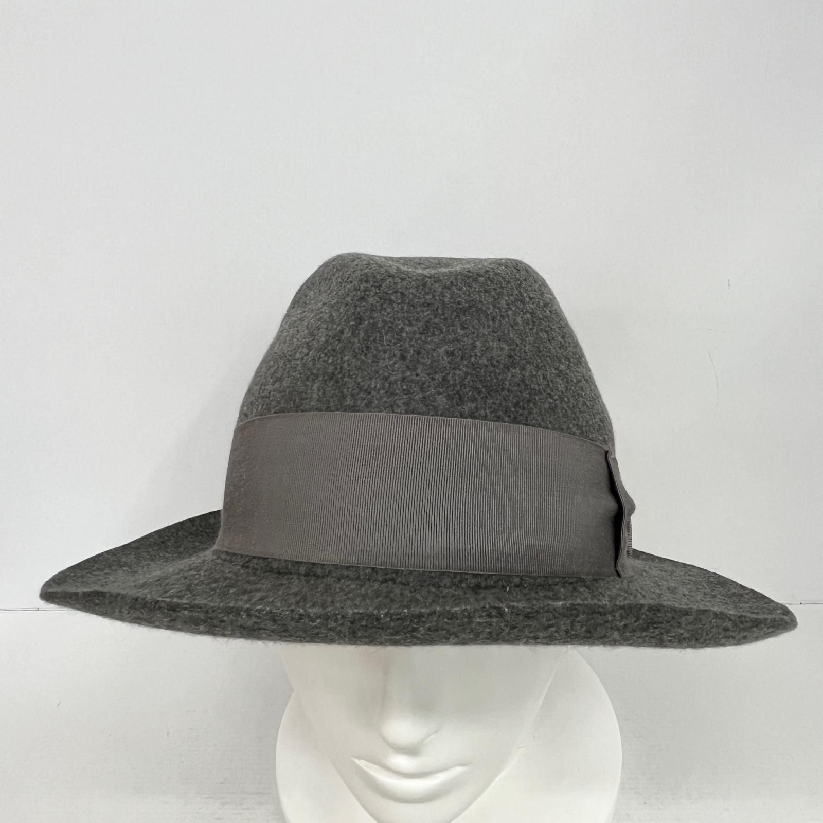 加古川店】 中古 Borsalino | ボルサリーノ ハット ﾌｪﾙﾄﾊｯﾄ グレー