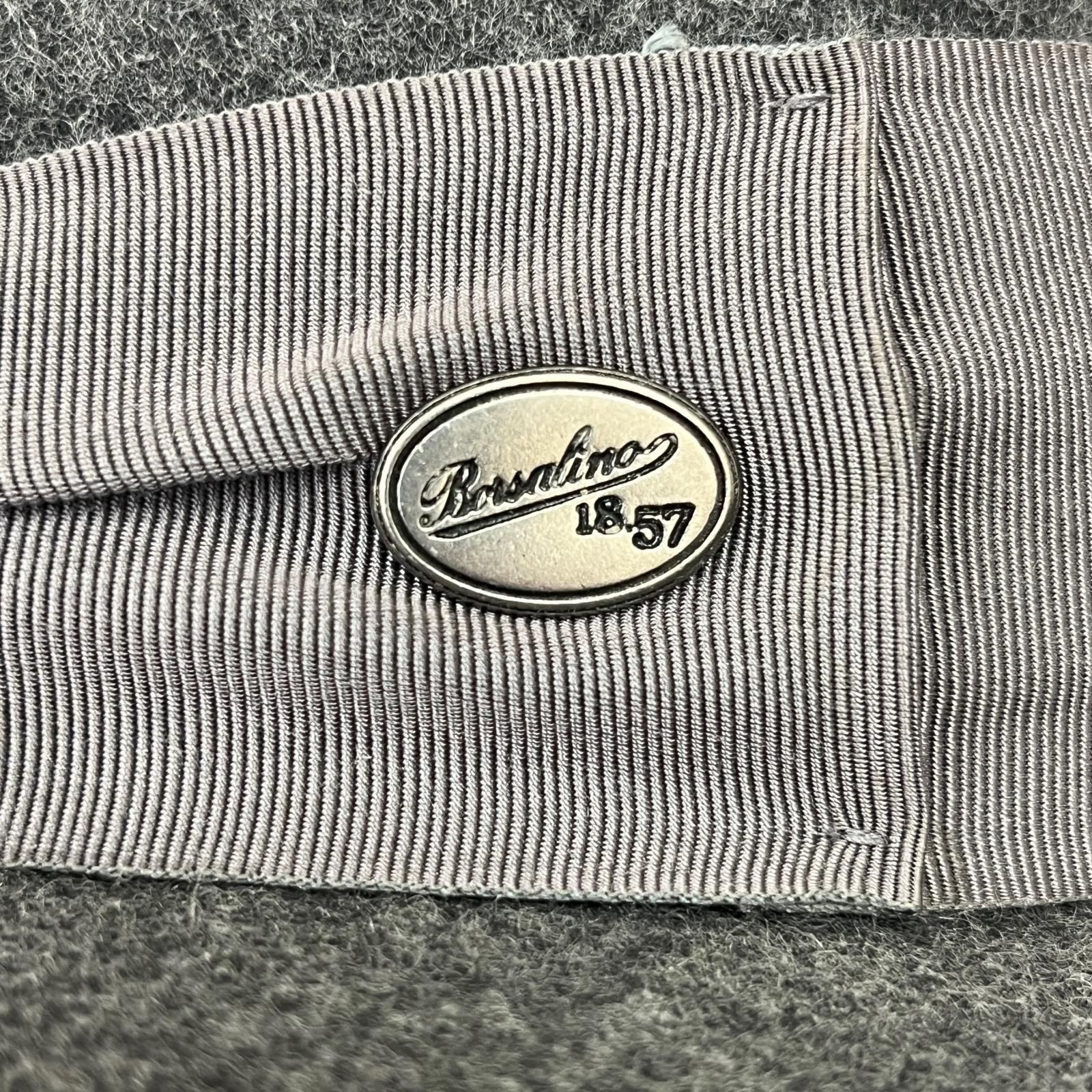 【加古川店】 中古 Borsalino | ボルサリーノ ハット ﾌｪﾙﾄﾊｯﾄ グレー サイズ：M 【118】 加古川店】 中古 Borsalino | ボルサリーノ ハット ﾌｪﾙﾄﾊｯﾄ グレー