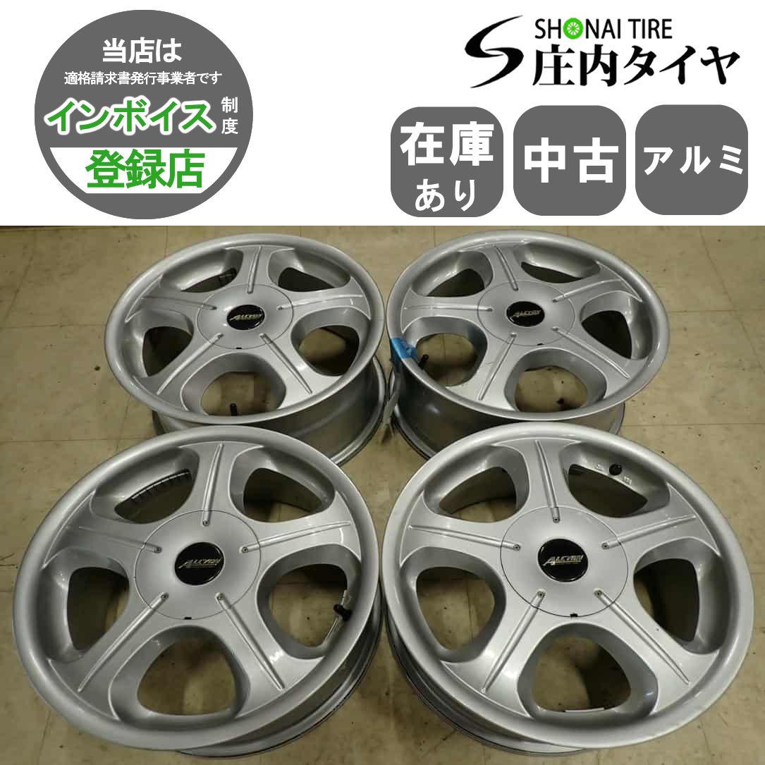 4本SET 会社宛 送料無料 16×7J 社外 汎用 アルミ ホイール 4穴/5穴 PCD