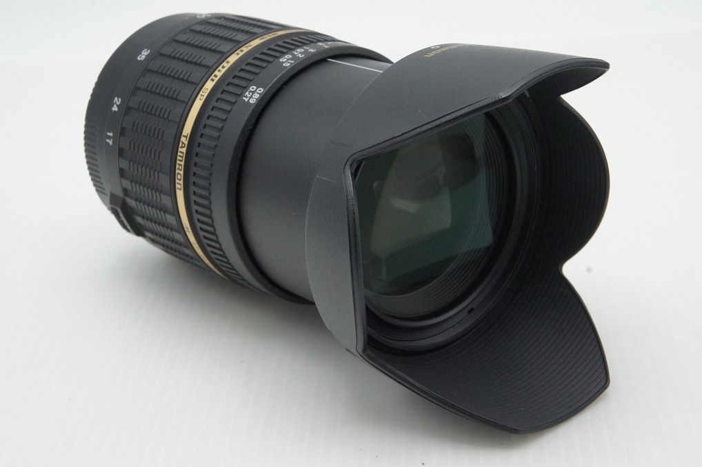 カメラ tamron sp 17-50mm f2.8 for canon フード付き