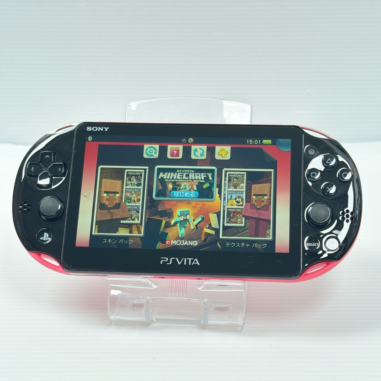 美品 PSVITA PCH 2000 ピンクブラック 純正4GBメモリーカード付き 