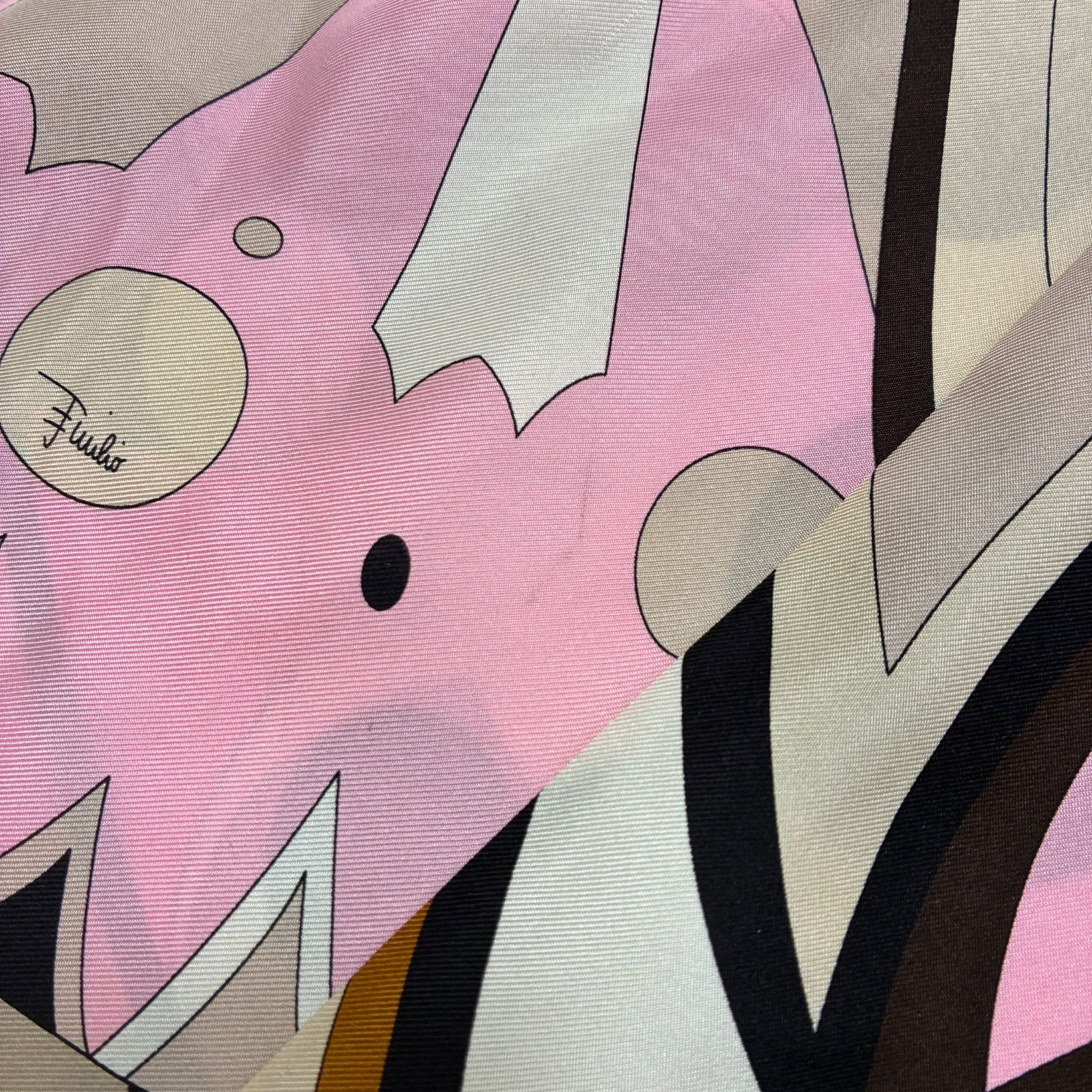 Emilio Pucci エミリオプッチ☆シルクノースリーブワンピース プッチ総
