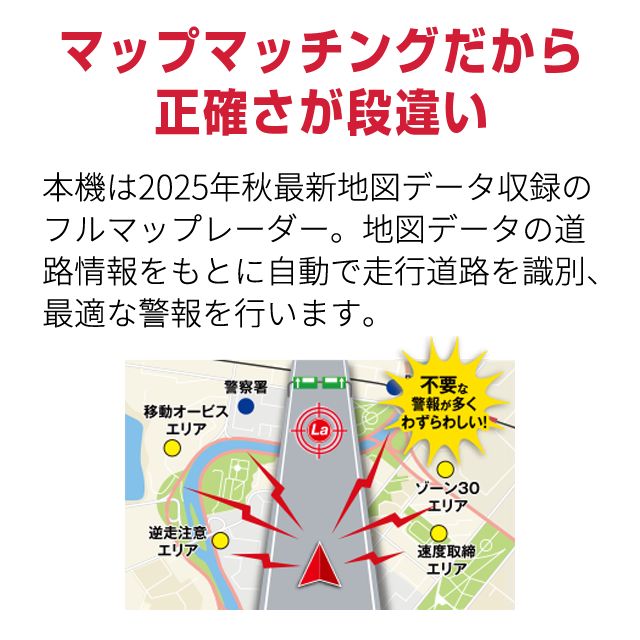 新品 ユピテル レーザー&レーダー探知機 YK-1300T 2025年秋版最新地図