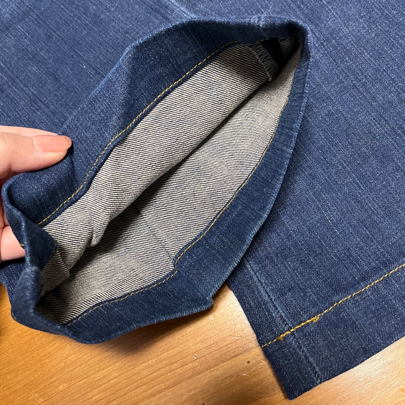 VIVIENNE TAM ヴィヴィアンタム 刺繍 和柄 ストレート デニム パンツ 0 