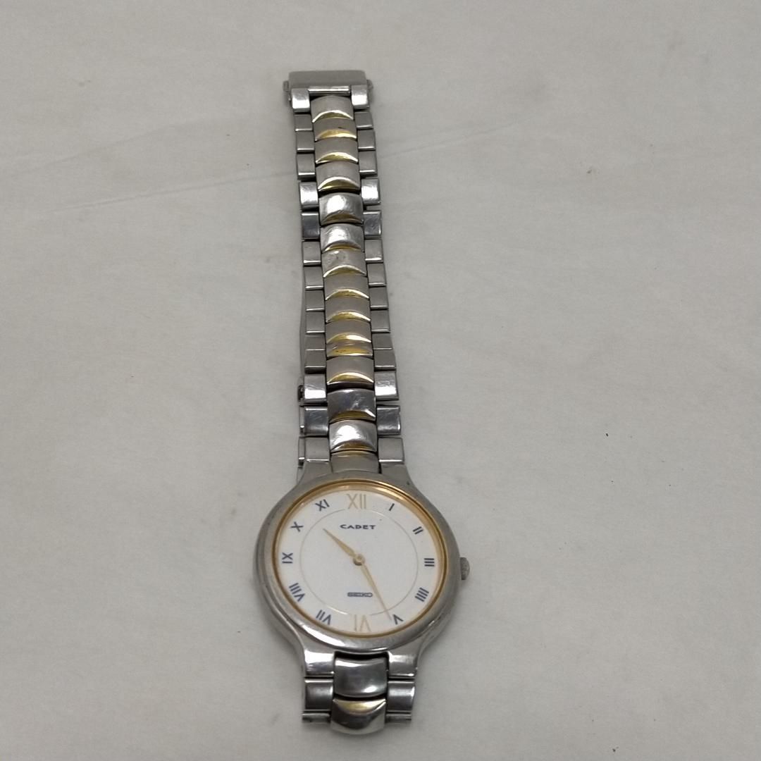 送料無料 SEIKO セイコー CADET クオーツ 腕時計 7N00-6050 ローマ数字 