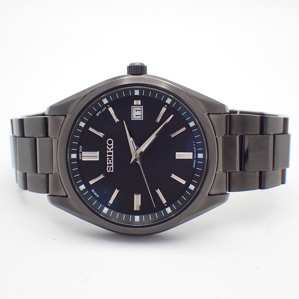 SEIKO SEIKO 7B72-0AC0 セイコーメンズセレクション SS ブラック文字盤 