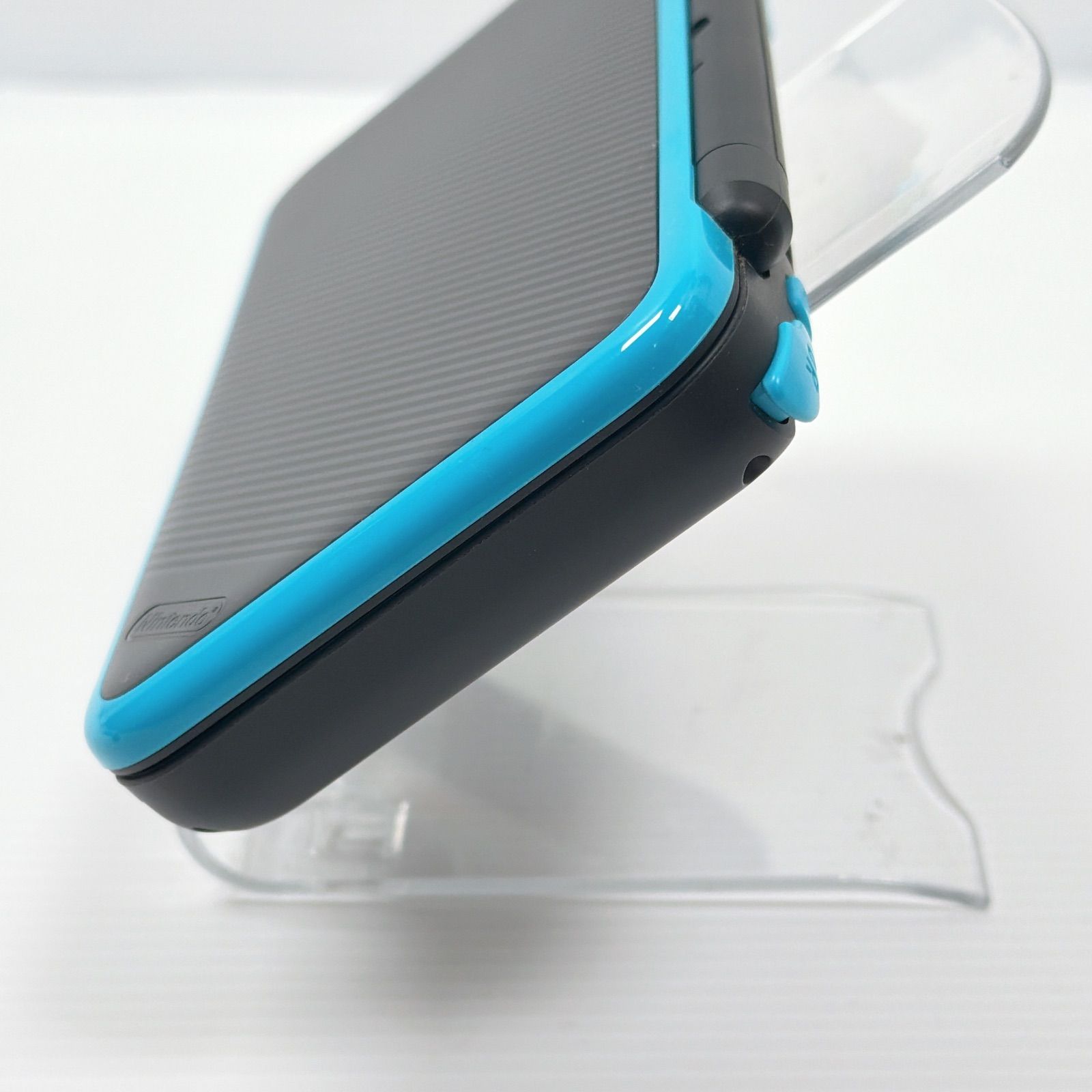 極美品 new ニンテンドー 2DSLL ブラックターコイズ 遊べるセット 動作