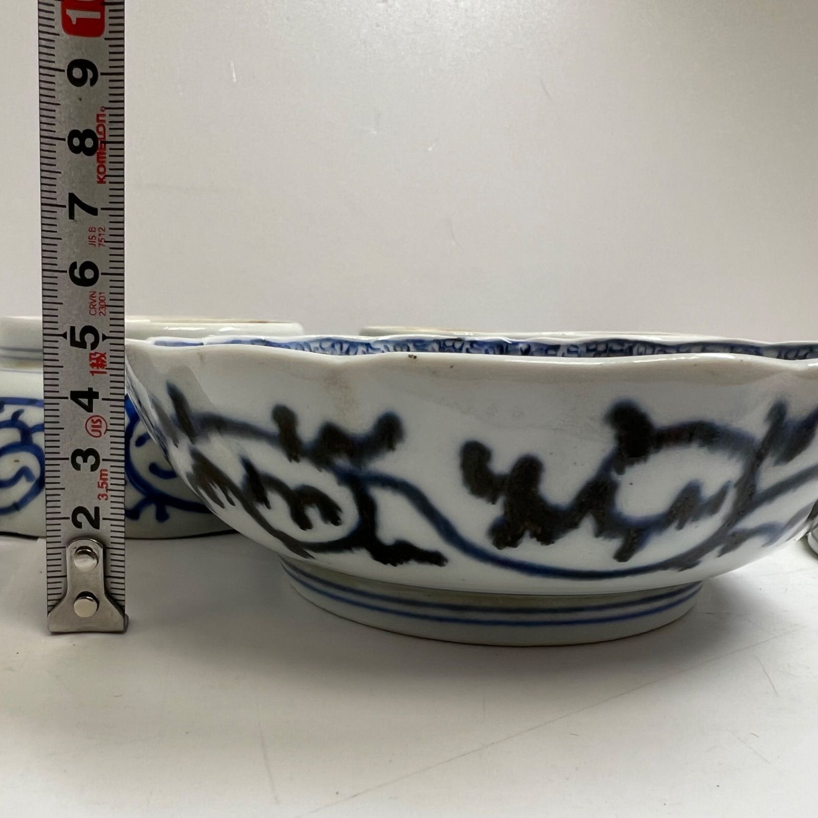 古伊万里 みじんこ膾皿8客 幅約15㎝ 東Y8-0312④ - Mercari