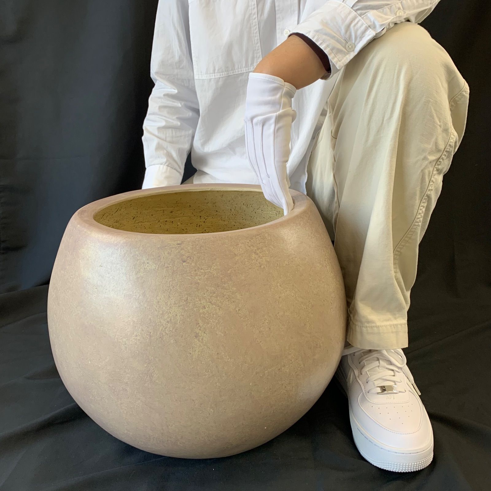 新品】 植木鉢 FiberCray KKM-M0001 おしゃれ シンプル モダン 高級感