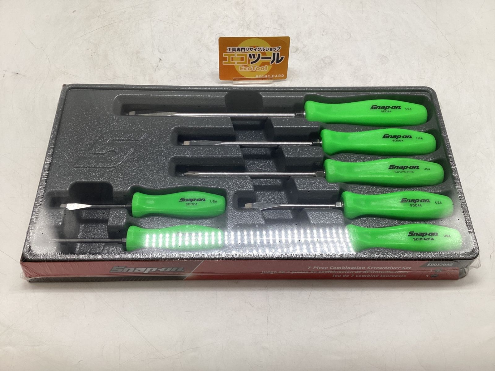 未使用】Snap-on/スナップオン SDDX70AG ☆ 旧グリップ ドライバー