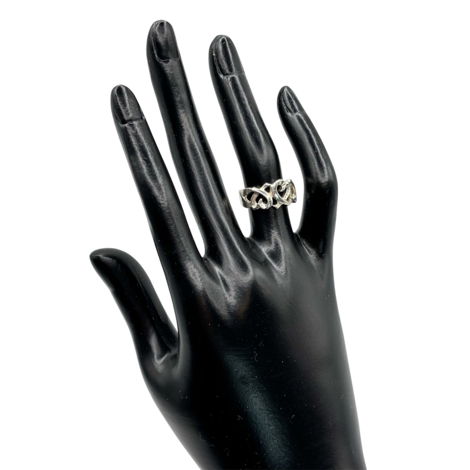 Tiffany&Co. ティファニー トリプル ラビングハート 3連 リング 