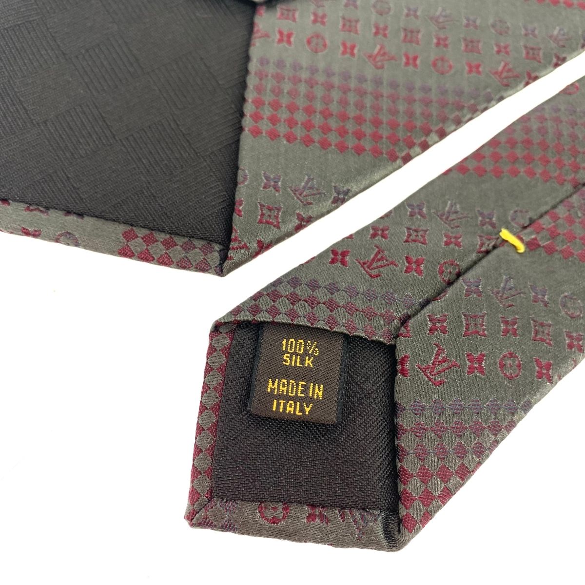 ルイヴィトン クラヴァット モノグラム ダミエ ストライプ LV ネクタイ ルイヴィトン LOUIS VUITTON ネクタイ クラヴァット ミックス