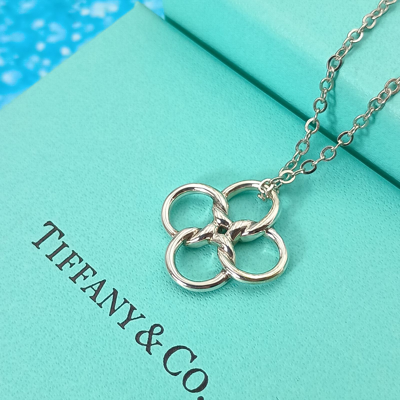 TIFFANY&Co. ティファニー クアドロフォリオ クローバー ネックレス
