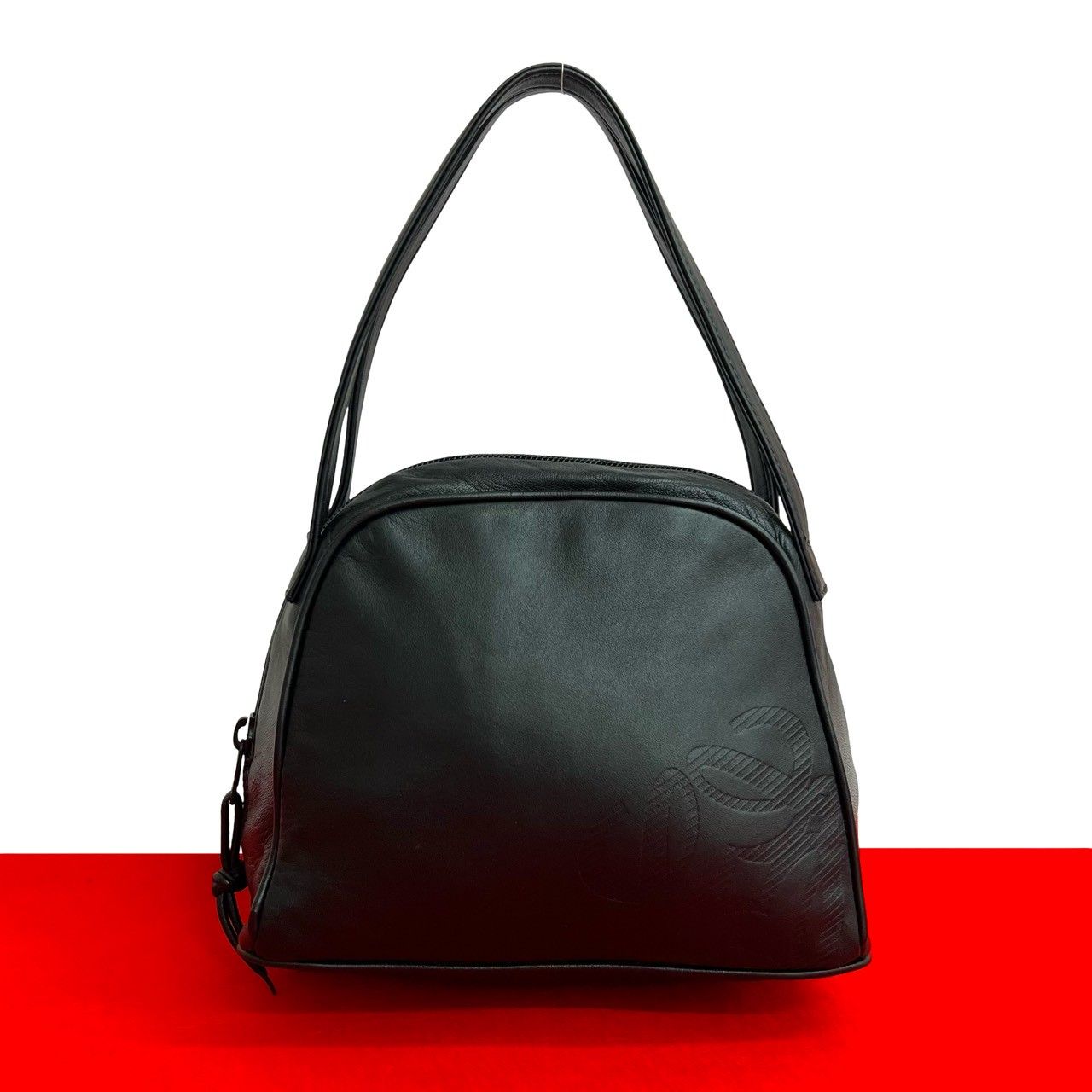 極 美品 LOEWE ロエベ ヴィンテージ アナグラム 刻印 ロゴ ナッパ 