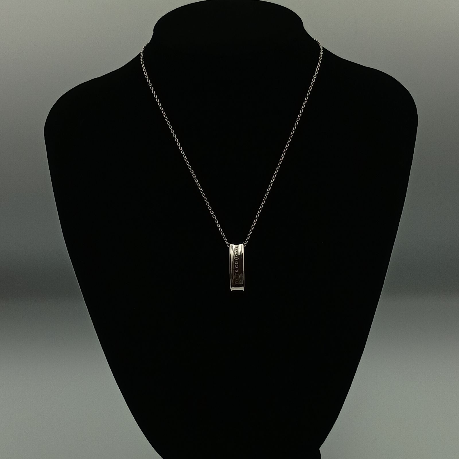 TIFFANY&Co. ティファニー ナロー オーバル ループ ネックレス 1837