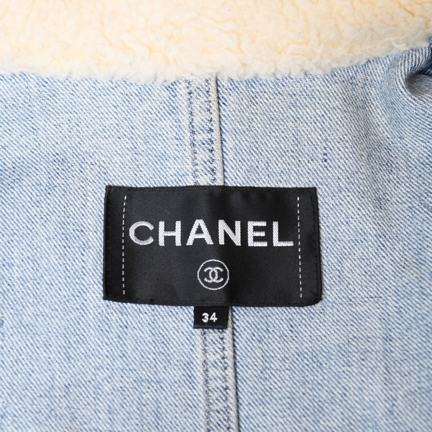 CHANEL シャネル デニムジャケット P61927V47197 サイズ34 ココマーク 