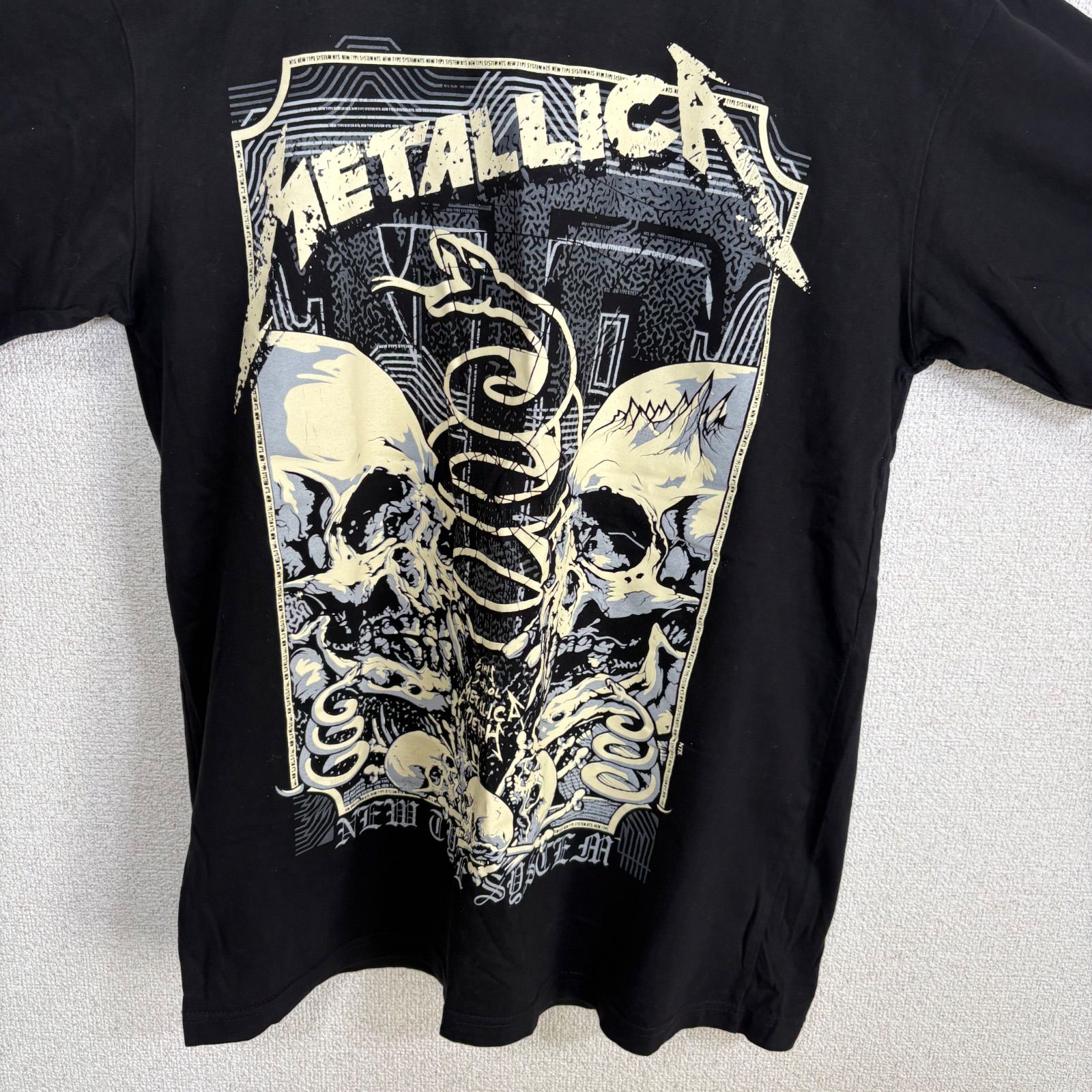 METALLICA メタリカ バンドTシャツ スカルプリント ロックT バンT 