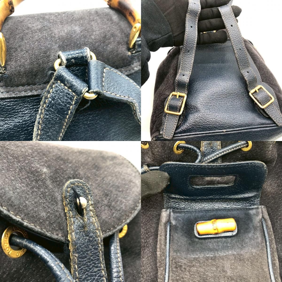 GUCCI バックパック GUCCI グッチ 003 2855 バンブー リュックサック バックパック