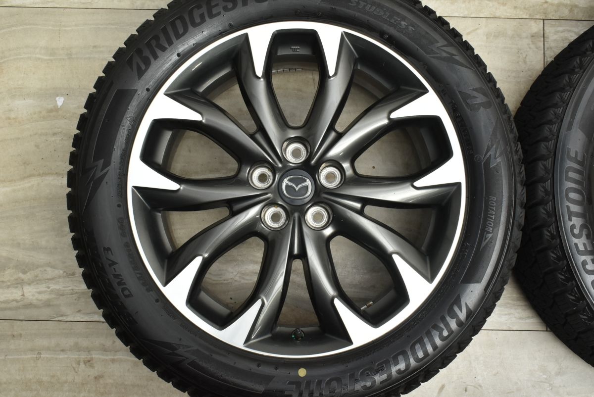 美品】マツダ CX-5 純正 19in 7.0J +50 PCD114.3 ブリヂストン 美品】マツダ CX-5 純正 19in 7.0J +50 PCD114.3 ブリヂストン