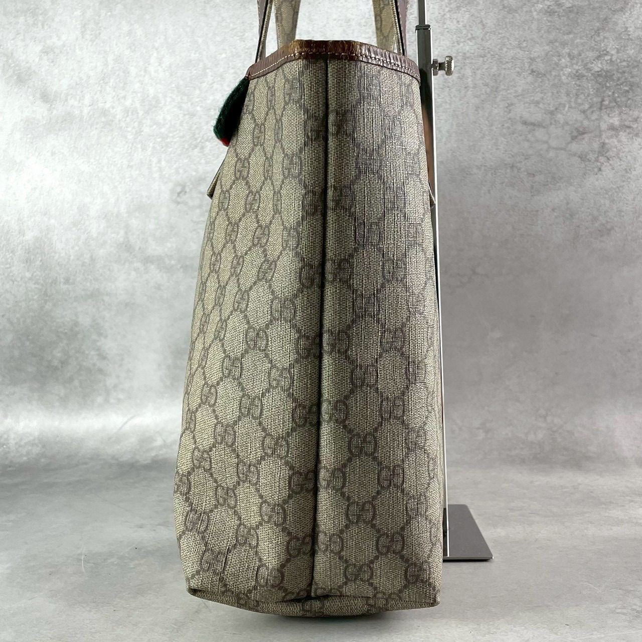 GUCCI グッチ GGスプリーム シェリーライン トートバッグ ハンド 