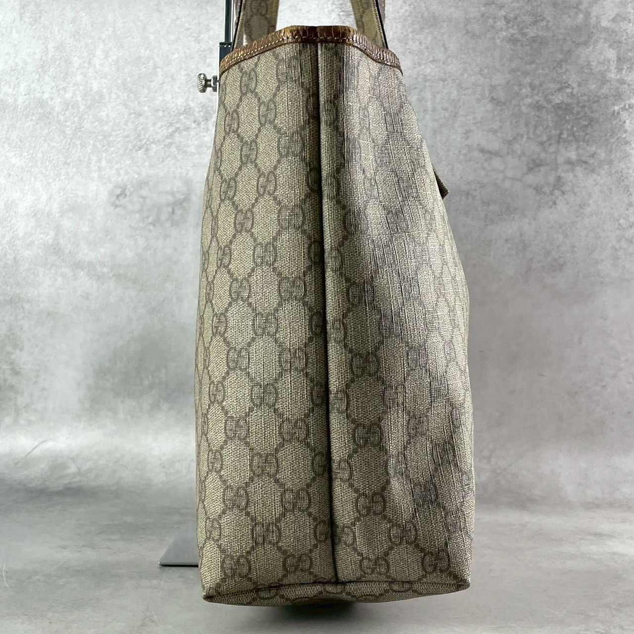 GUCCI グッチ GGスプリーム シェリーライン トートバッグ ハンド 