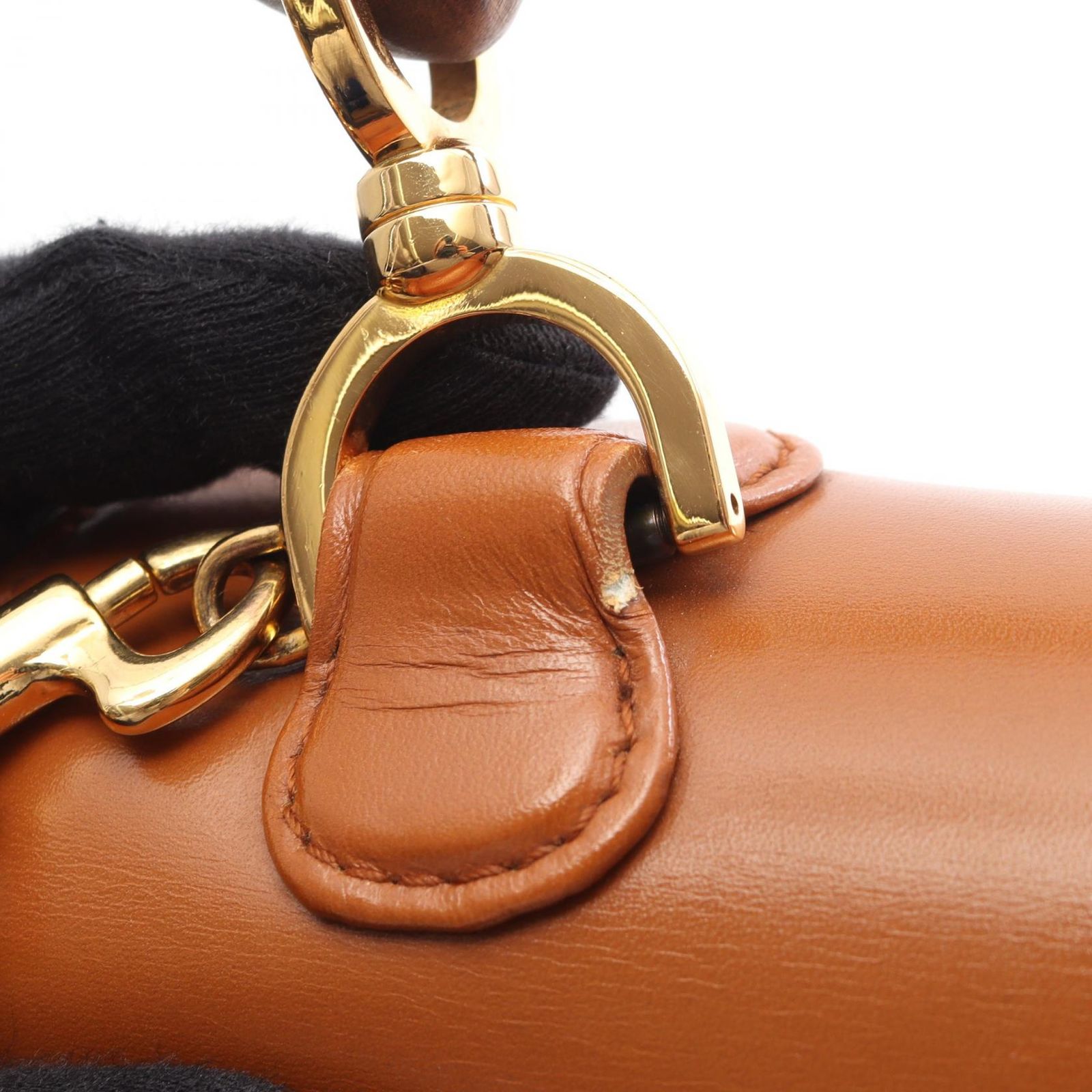グッチ GUCCI ハンドバッグ バンブー 000 2113 0633 キャメル レザー