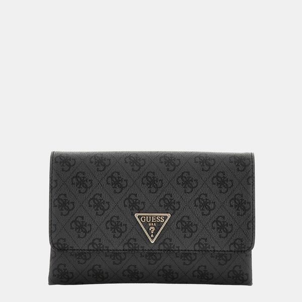 Guess Womens Noelle Clutch Bag Black Black