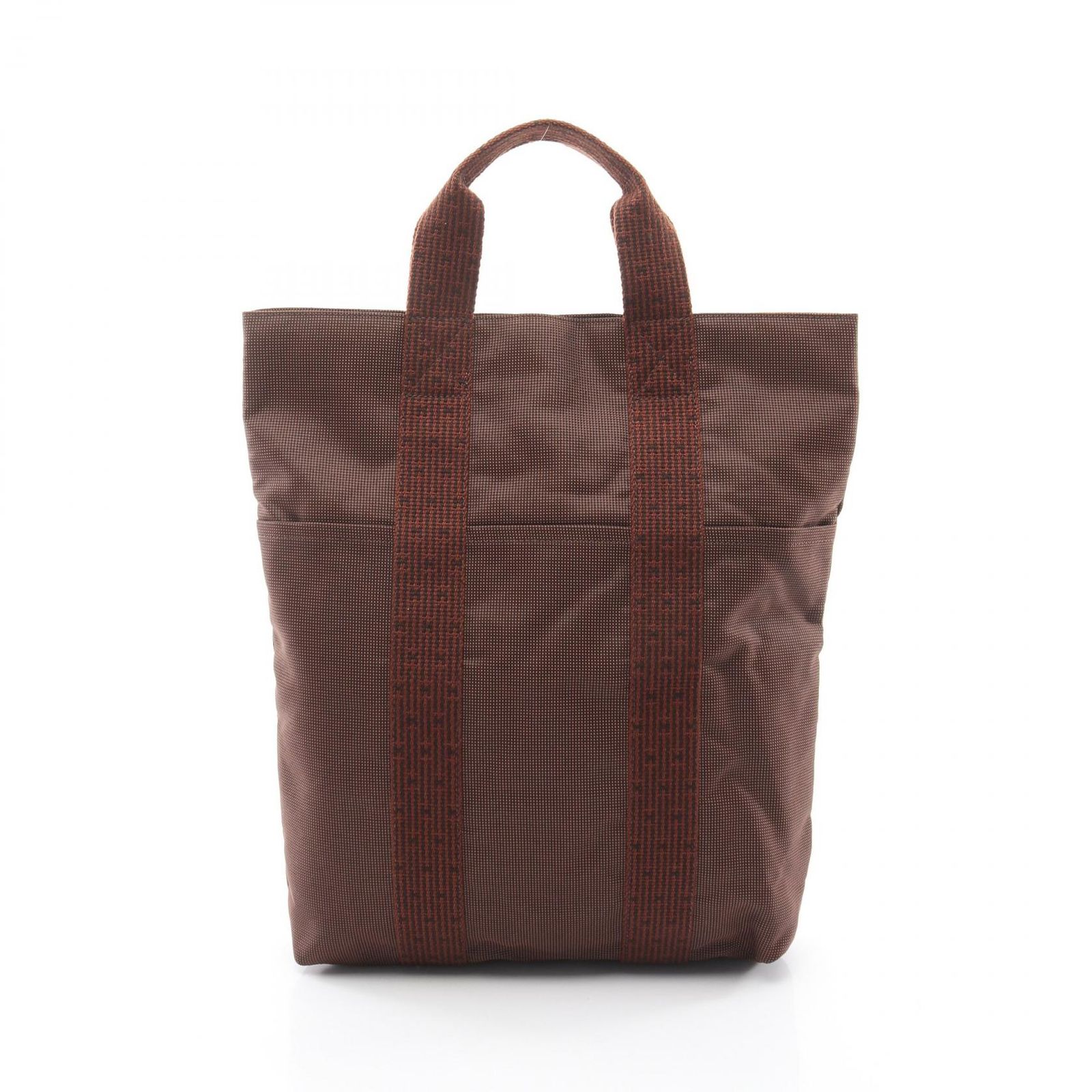 エルメス HERMES トートバッグ エールライン カバス ダークブラウン