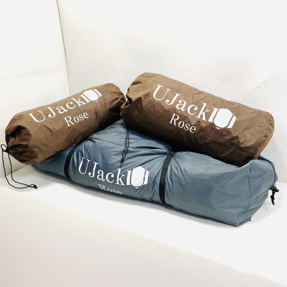 UJack ワンタッチテント ROSE 3〜4人用 フル・ハーフインナー付
