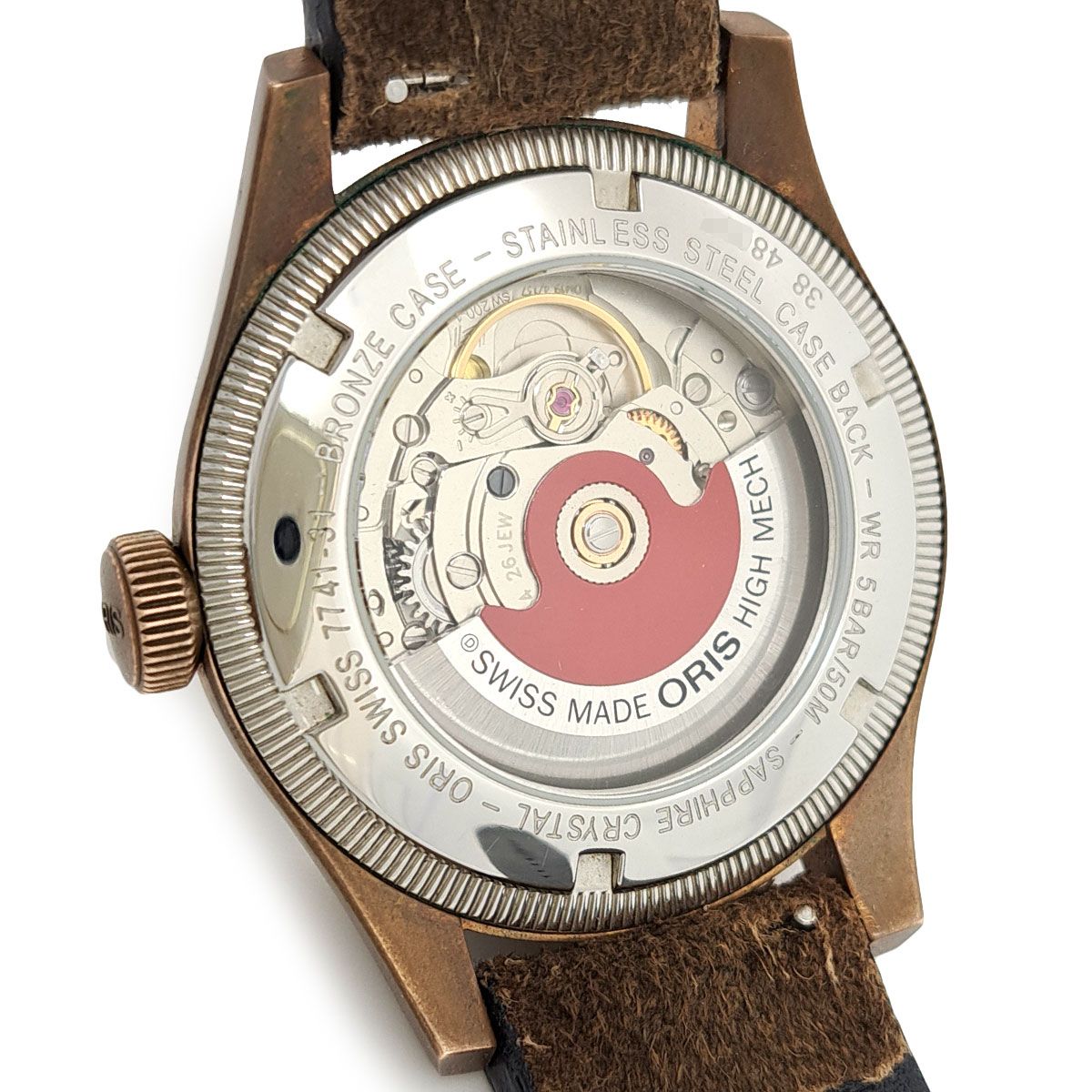  オリス ビッグクラウン 01 754 7741 3166 自動巻き ブロンズ メンズ ORIS 時計 お手入れ簡単 自動巻き時計 腕時計(アナログ)