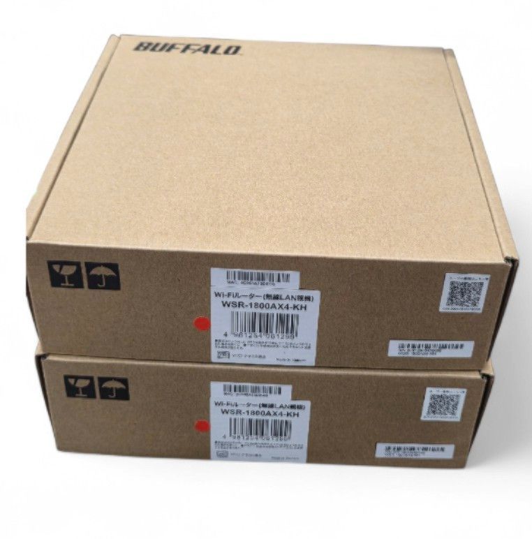 BUFFALO WSR-1800AX4-KH 無線LANルーター 2セット 未使用 - メルカリ