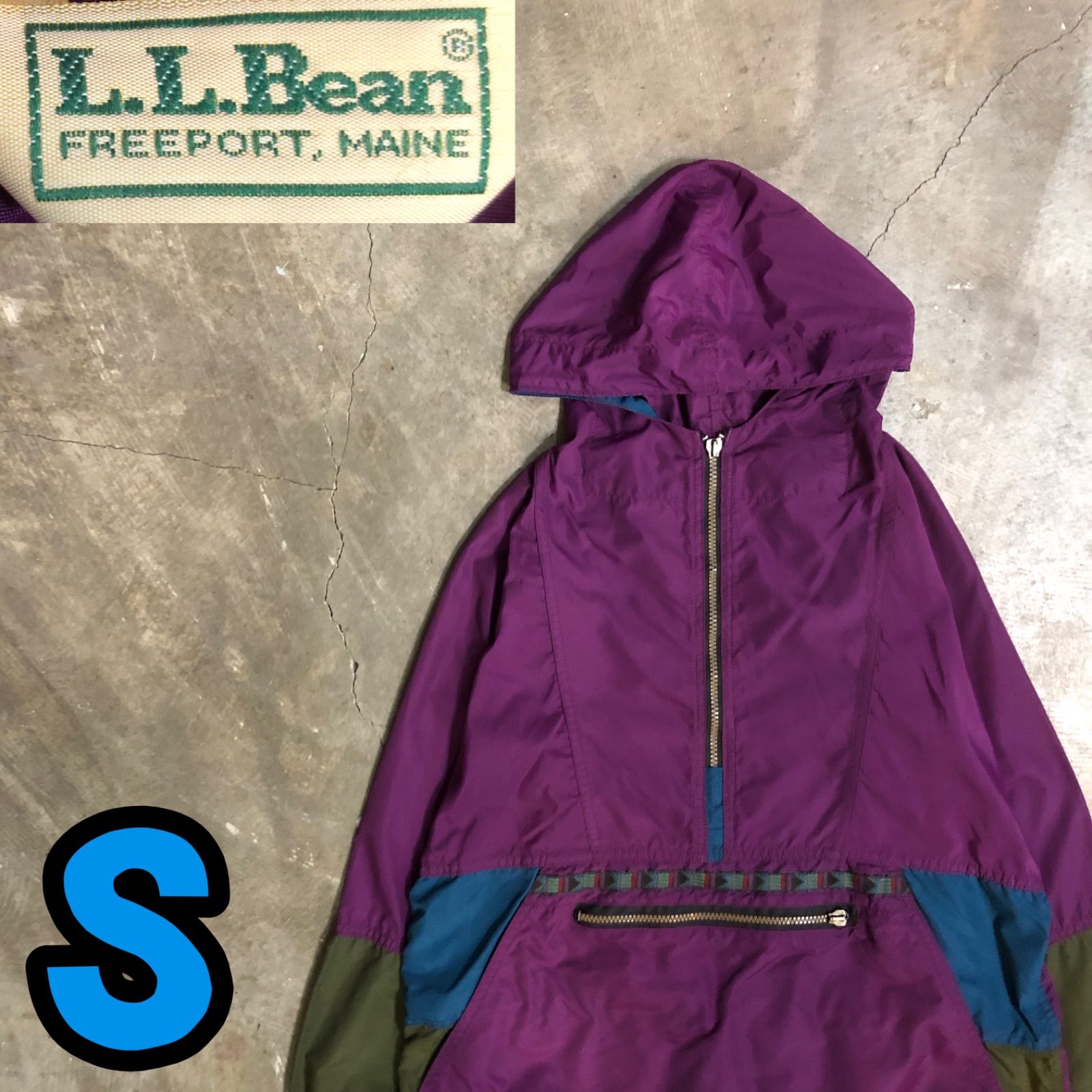 T7819 L.L.Bean アノラックパーカー USA製 アウトドア 古着 - メルカリ