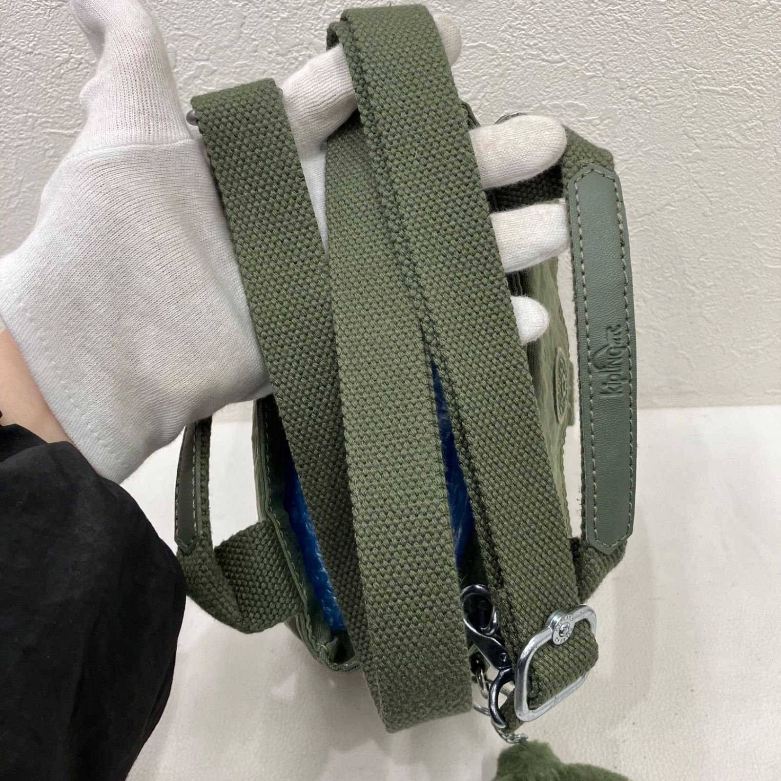 454 Kipling キプリング 2way ショルダーバッグ ハンドバッツ チャーム 
