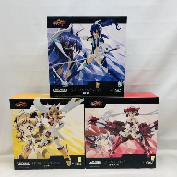 【中古】未開封)３点セット ACT MODE 風鳴翼 雪音クリス 立花響 戦姫絶唱シンフォギアGX グッドスマイルカンパニー[22][240022204059] 中古】未開封)3点セット ACT MODE 風鳴翼 雪音クリス 立花響 戦姫絶唱